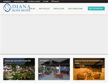 Tablet Screenshot of dianasuitehotel.com